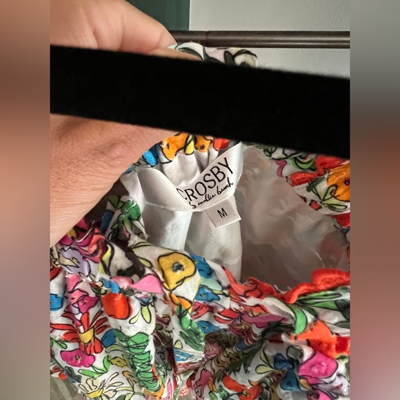 CROSBY by Mollie Burch Beckett Midi Dress in Giverny Floral Print Size Medium - Picture 4 of 7